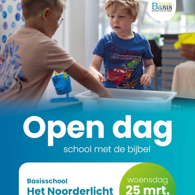 Nog 2 dagen en dan is onze open dag! Van 10:00-14:00 bent u van harte welkom om met uw (bijna 4 jarige) zoon of dochter een bezoekje te komen brengen bij ons op school! #opendag #welkom @noorderbasis